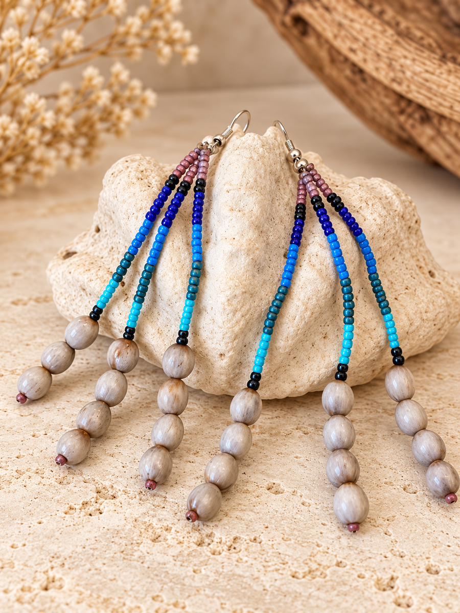 Ceremonial Blue and Grey Seed
