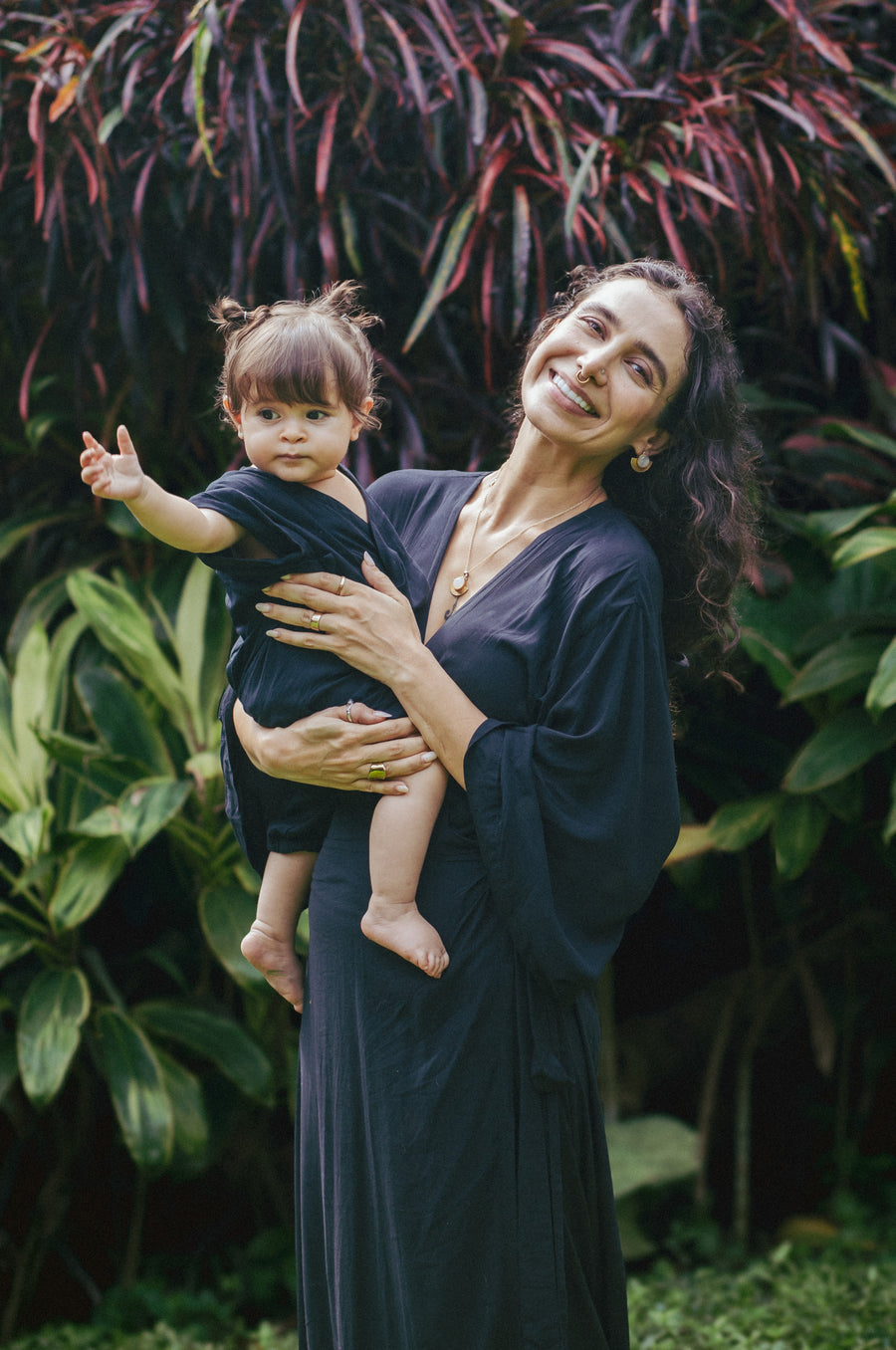 Baby Kimono Black
