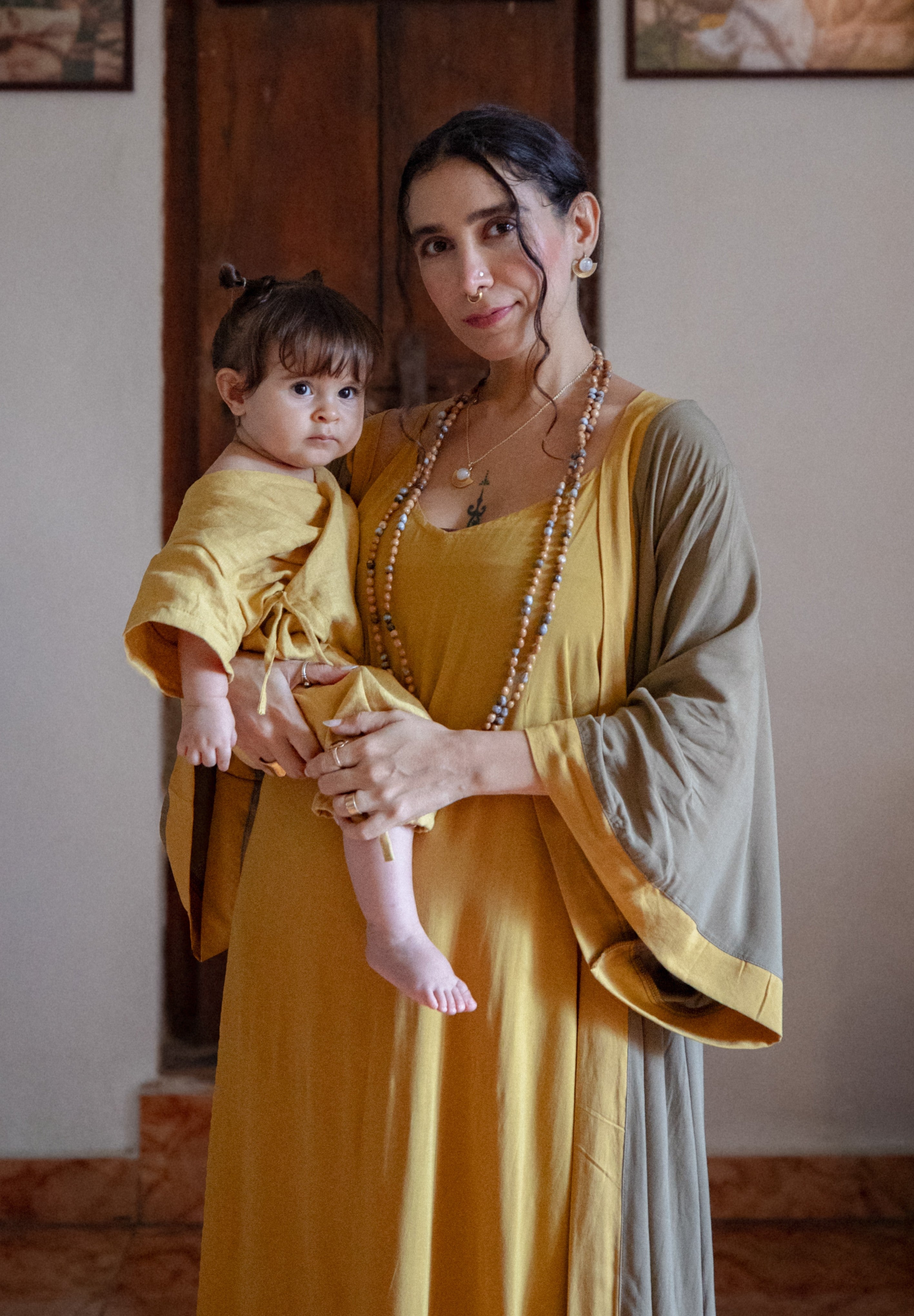 Baby Kimono Gold Yellow