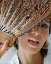 Feather Smudging Fan Leather