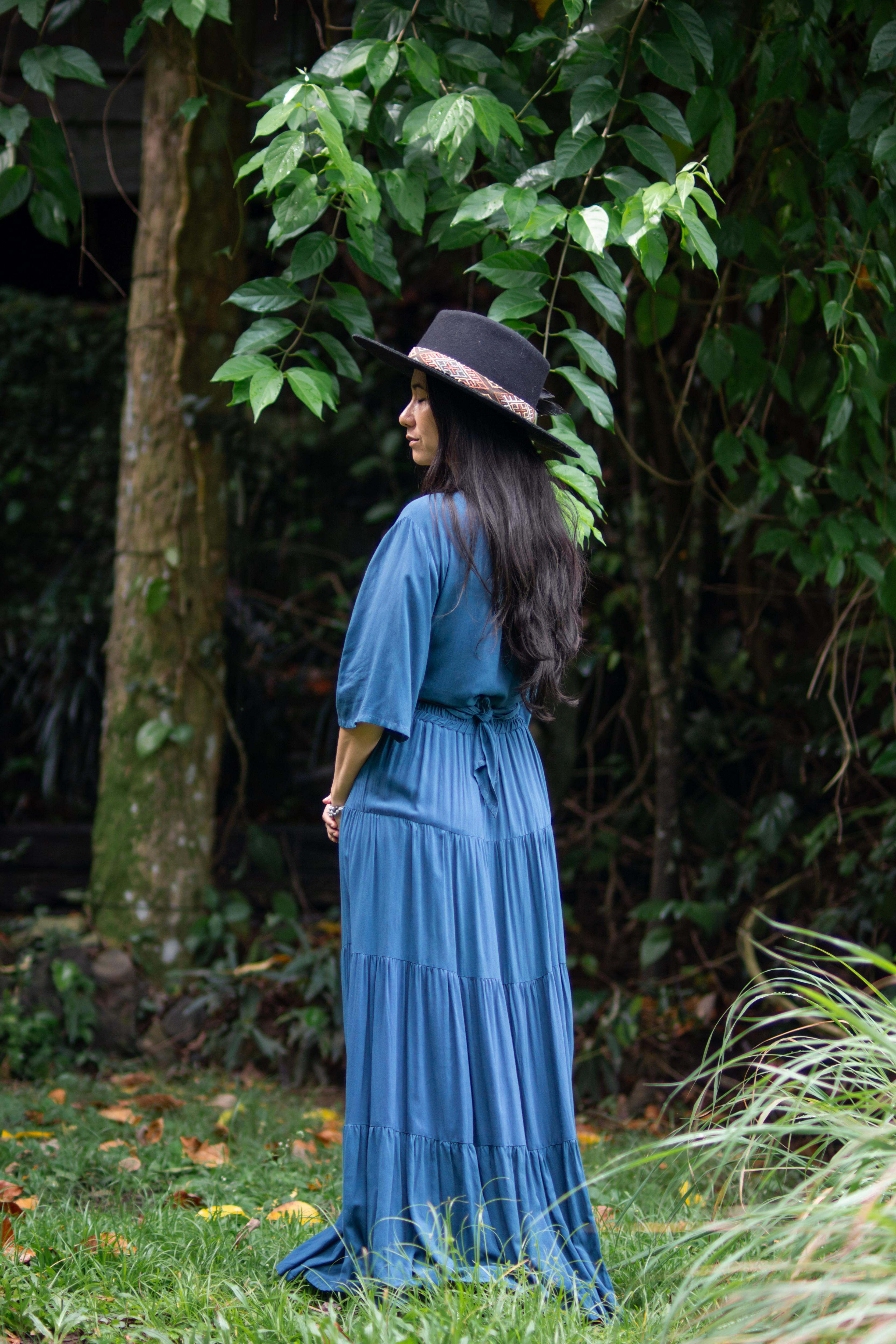 Hapi Skirt Organic Blue