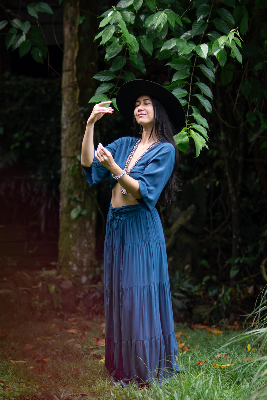 Hapi Skirt Organic Blue