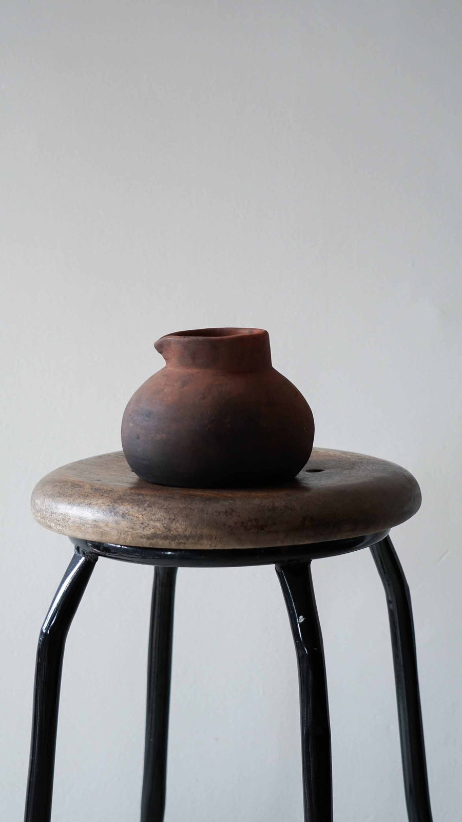 Lombok Terracotta clay pot Cup & Saucer, handcrafted for traditional cacao
