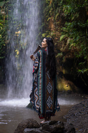 Ikat Kimono Lombok Green Mix