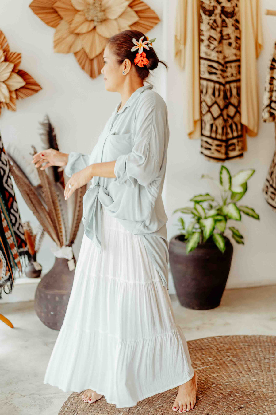 Hapi Skirt Off White