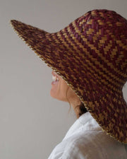 Straw Hat Red Borneo