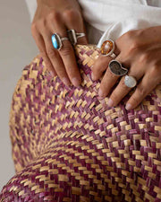 Straw Hat Red Borneo
