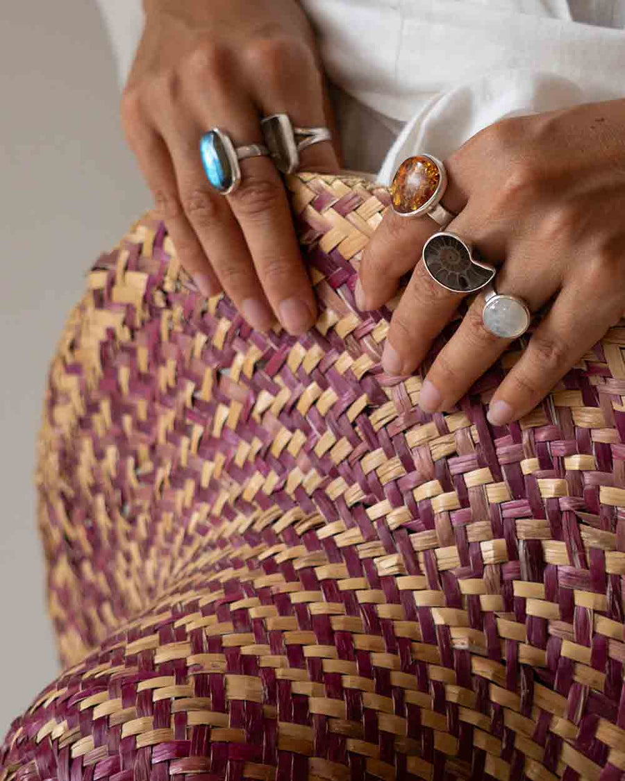 Straw Hat Red Borneo