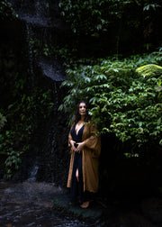 Taweret Short Kimono Rust